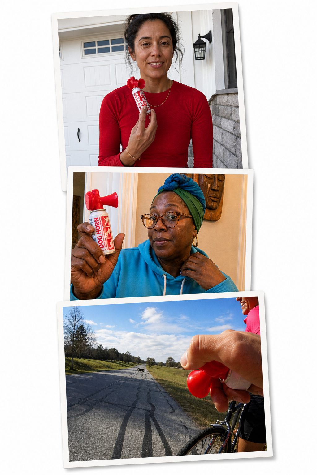 DOG HORN registered customers holding and using the product